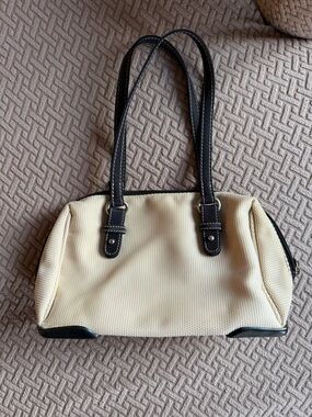 THE SAK Classic Cream and Black Women's Shoulder Bag